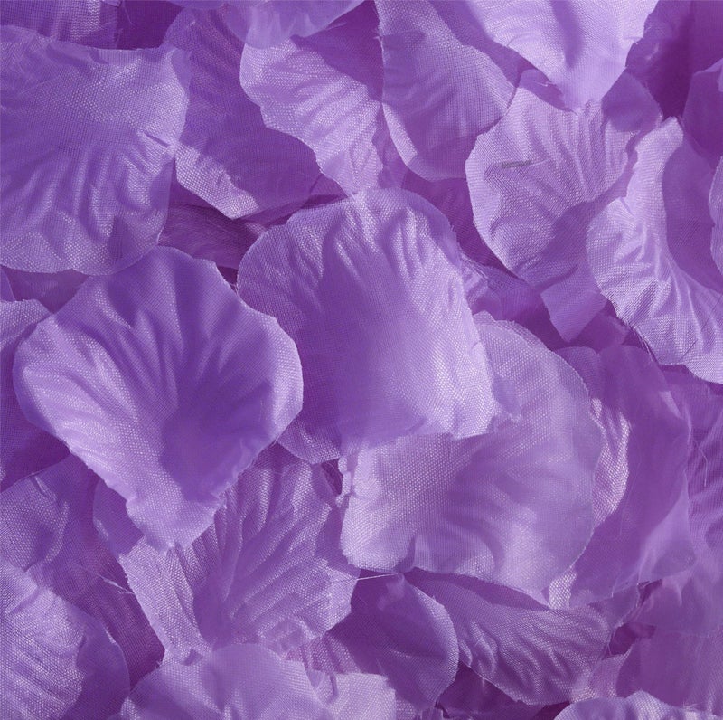 SITUMEIZI SITUMEIZI 3000PCS Artificial Silk Rose Petals Wedding Party Decoration Purple Rose Petals for Romantic Night for Her Set Flowers Petals Fake Rose Marriage Proposals Decor - Image 1