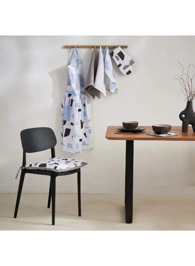 Home Box Snazzy Astri X Printed Chair Pad 40 X 40 Cm