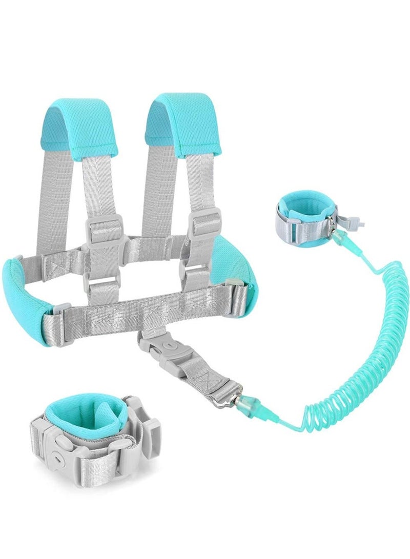 SYOSI Anti Lost Toddler Leash with Backpack Harness Wrist Link for Child Safety Wristband Leash Keep Your Runner Close and Safe in Crowd Public Events Metal Connectors u0026 Rotate 360 Degrees  - Image 1