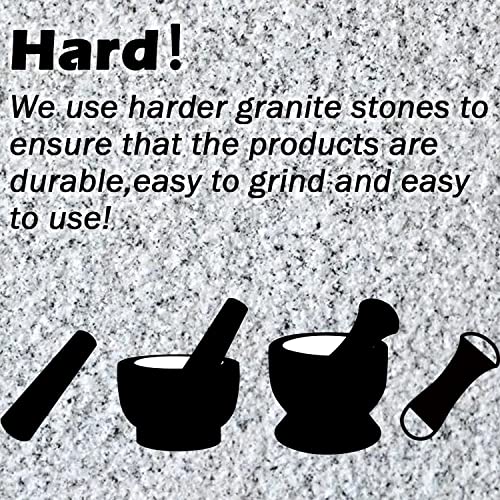 Tianman Granite Replacement Pestle 5.9" Length Polished, Use Pestle on Both Ends (Only Pestle Mortar Not Included) (Granite Polished) - Image 3