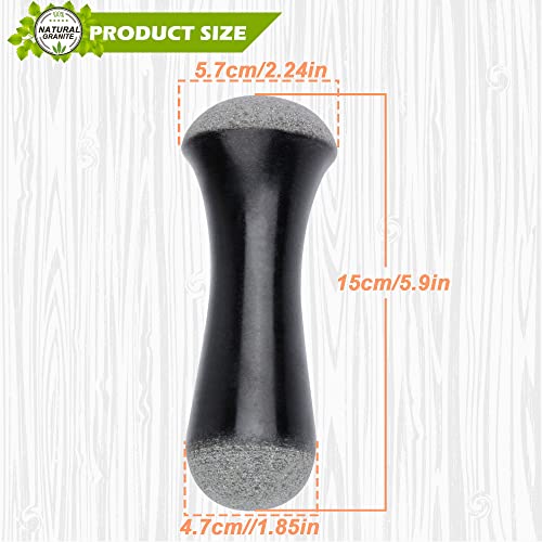 Tianman Granite Replacement Pestle 5.9" Length Polished, Use Pestle on Both Ends (Only Pestle Mortar Not Included) (Granite Polished) - Image 2