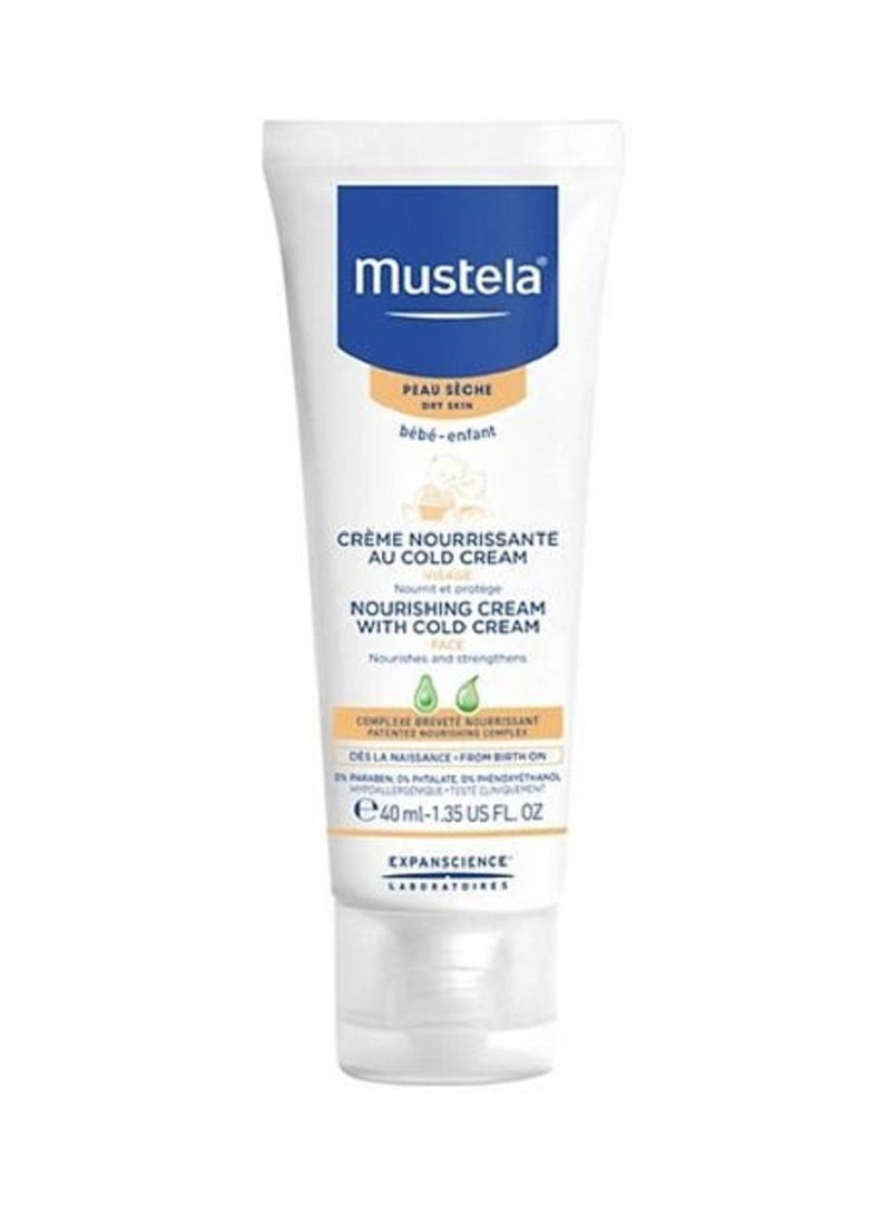 Cold Cream Nourishing Moisturizing Cream 40ml Dry Skin Relief Baby Safe Face Skin Hydration Care
