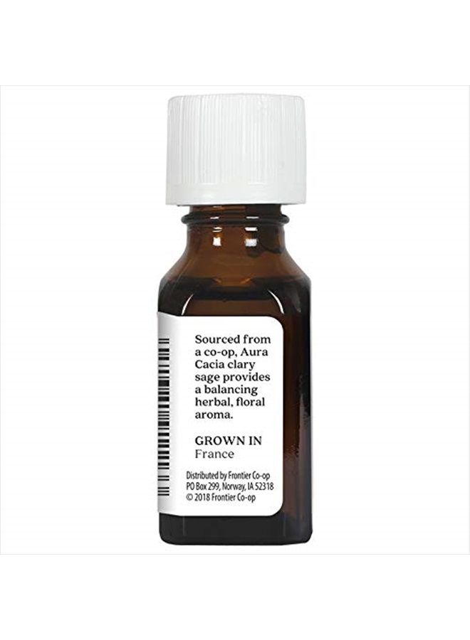 Aura Cacia 100% Pure Clary Sage Essential Oil | GC/MS Tested for Purity | 15 ml (0.5 fl. oz.) | Salvia sclarea - Image 2