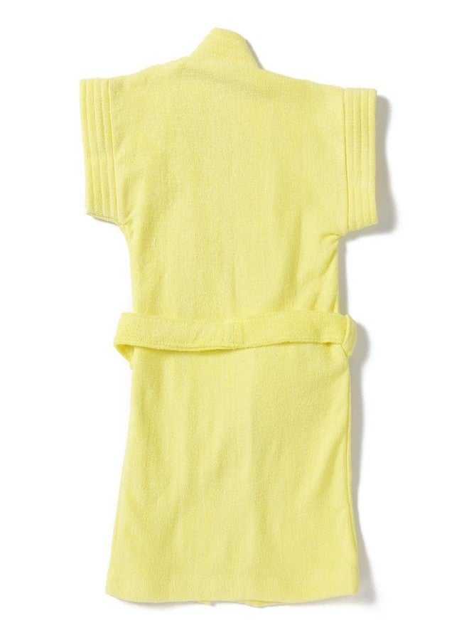 EIO روب استحمام قطني ناعم للأطفال من إي أو أو® (أصفر، 4-5 سنوات) - Image 2