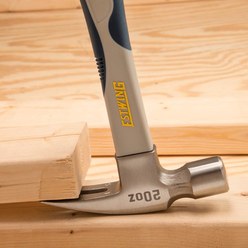 Estwing Sure Strike Hammer - 20 oz Rip Claw Hammer with Smooth Face & Carbon Fiber Handle - SSCF20S - Image 5