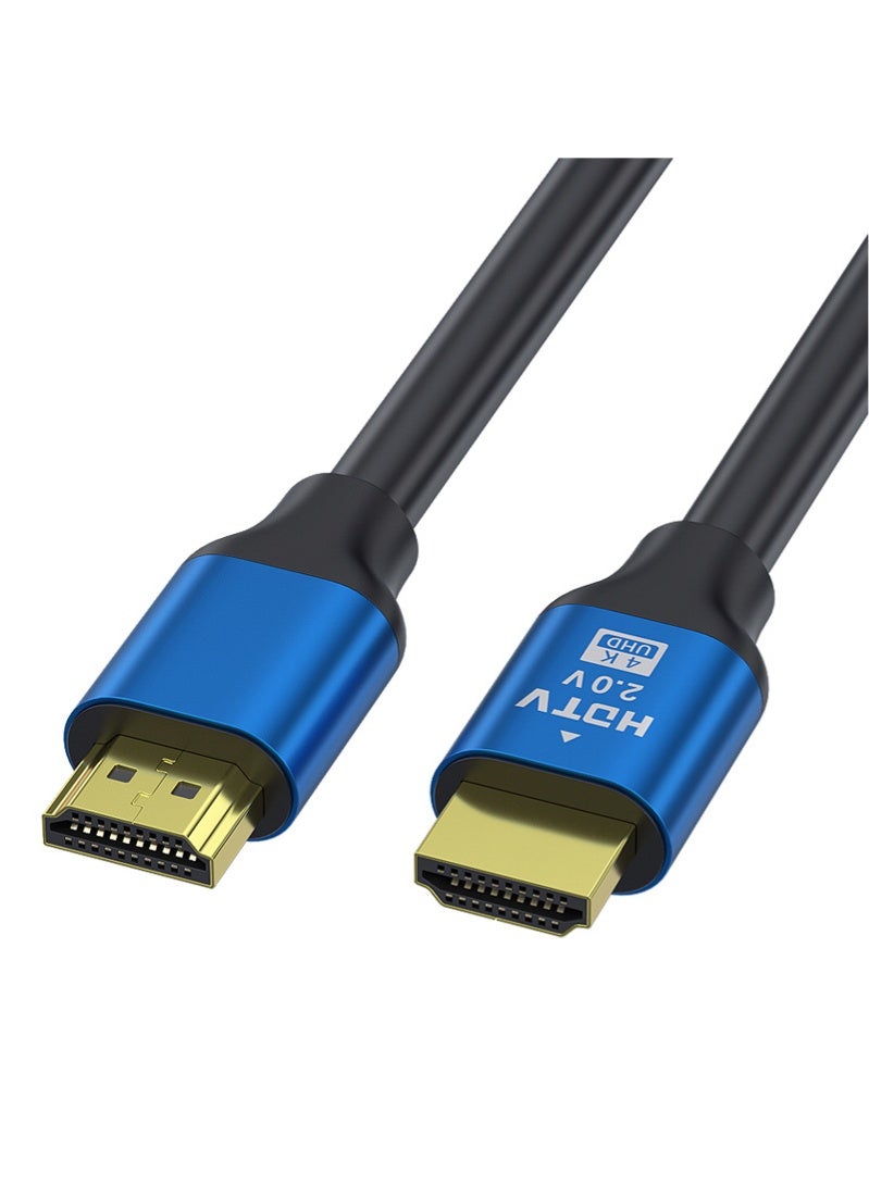 ARUWA 4K Hdmi Cable 10FT length , High Speed Hdmi Cable 4K@60Hz 2K@120Hz, Gold-Plated Connector 3D ARC 2.2 &2.3 for HDTV/Blu Ray Playback/Projectors/Laptops/PS4/PS5(Blue) - Image 1