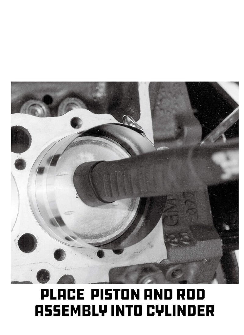 ABBASALI Piston Ring Compressor Pistons Ratcheting Lock Release Lever Slide into Cylinder  - Image 2