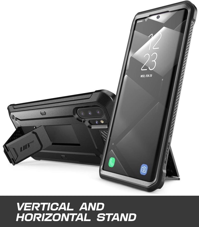SUPCASE for Samsung Galaxy Note 10 Plus/Note 10 Plus 5G Case (Unicorn Beetle Pro), [Built-in Stand & Belt Clip] Full-Body Rugged Phone Case Without Screen Protector for Galaxy Note 10 Plus, Black - Image 3