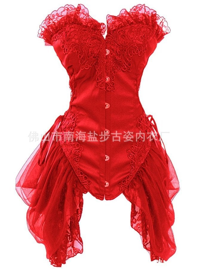 Hot European And American Fashion Lace Princess Corset And Sweet Palace Shapewear Corset