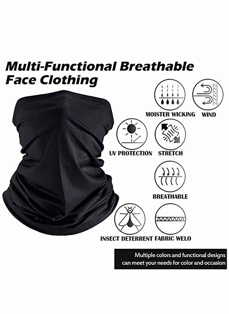 Generic 3Pcs Sun Protective Neck Gaiter Sun UV Protection Face Mask for Cycling Fishing Mountaineering and Sports  - Image 3