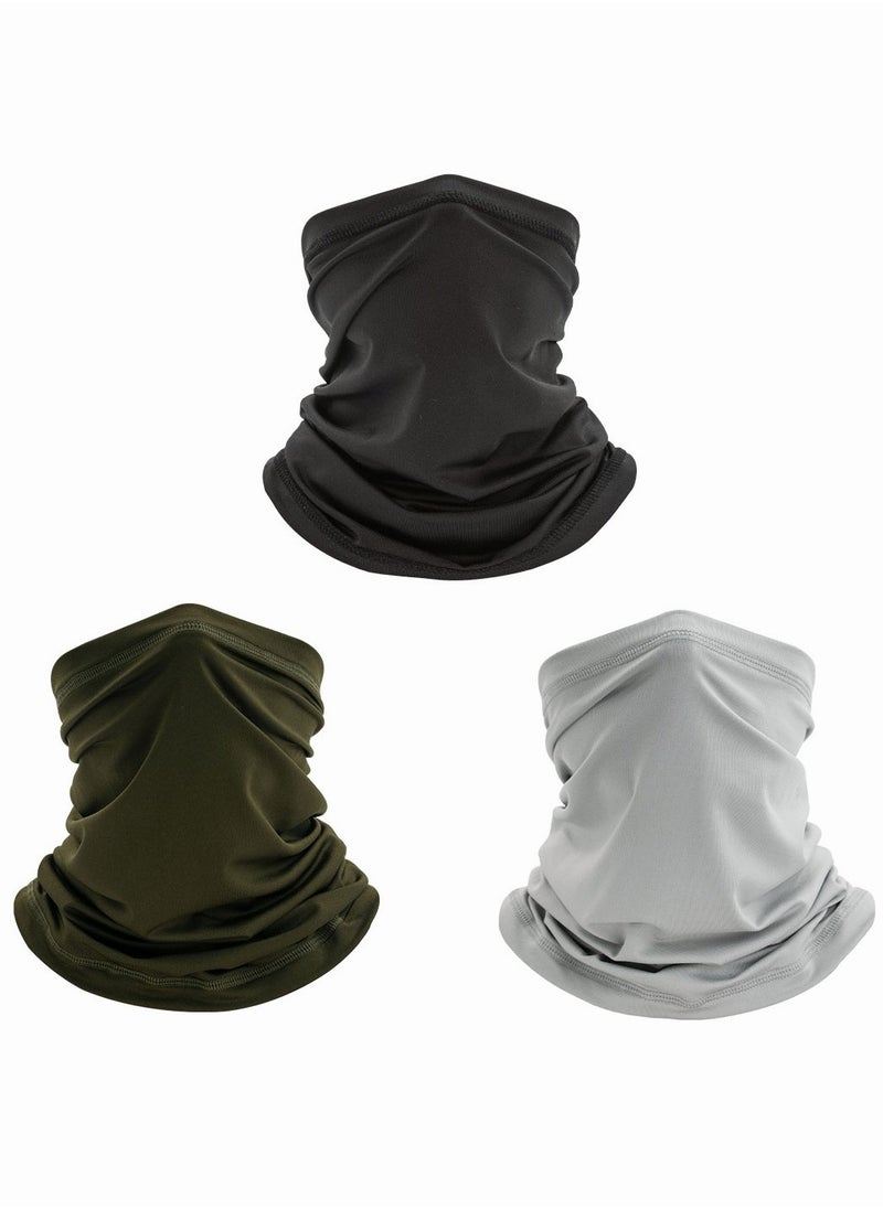 Generic 3Pcs Sun Protective Neck Gaiter Sun UV Protection Face Mask for Cycling Fishing Mountaineering and Sports  - Image 2