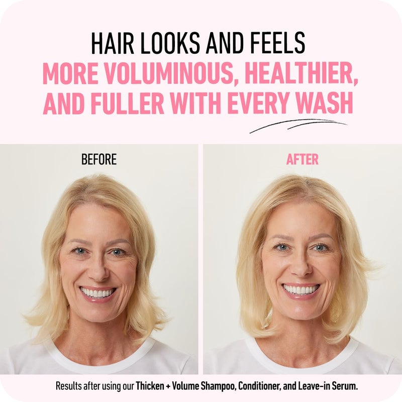 Boldify Thicken Volume Conditioner - Ultimate Biotin Formula for Hair Thickening, Split End Repair, Nourishment, and Fine or Oily Hair for Women & Men - Image 4