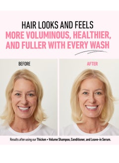 Boldify Boldify Thicken Volume Conditioner - Ultimate Biotin Formula for Hair Thickening, Split End Repair, Nourishment, and Fine or Oily Hair for Women & Men  - Image 2