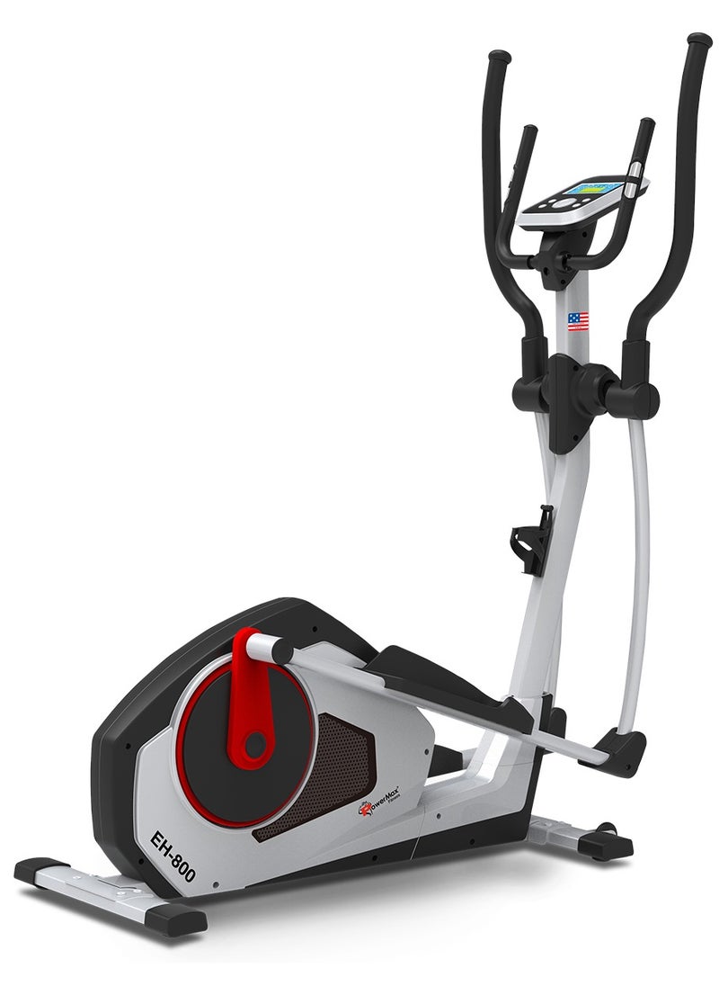 PowerMax Fitness EH-800 مقطع تمرين دورة تدريب منزلي [حامل زجاجة ماء، نظام فرملة مغناطيسي، شاشة LCD، مستشعر نبض، دواسة مضادة للانزلاق ومقاومة مغناطيسية] لتدريب القلب - pzsku/Z53A2C71B37BCC24AA083Z/45/_/1732353876/848a535c-471b-4285-8e2d-5f35817667c7