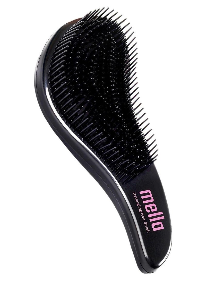 mella De-tangling Hair Brush - Black - Image 1