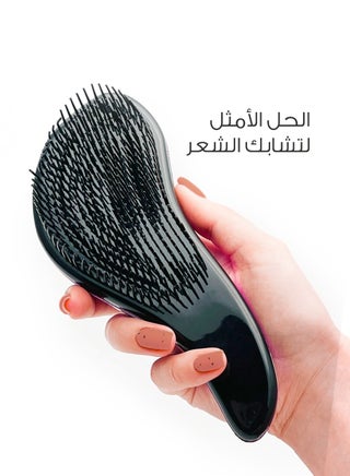 فرشاة الشعر لفك التشابك - أسود - view 4