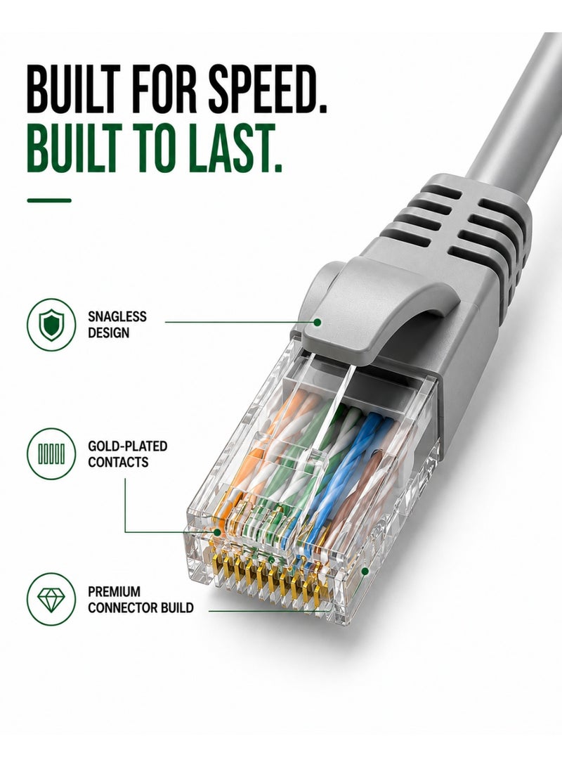 FUJISHKA CAT6 UTP LAN Cable 305M High-Speed Ethernet Network Cable LSZH for Office CCTV Router - Image 3
