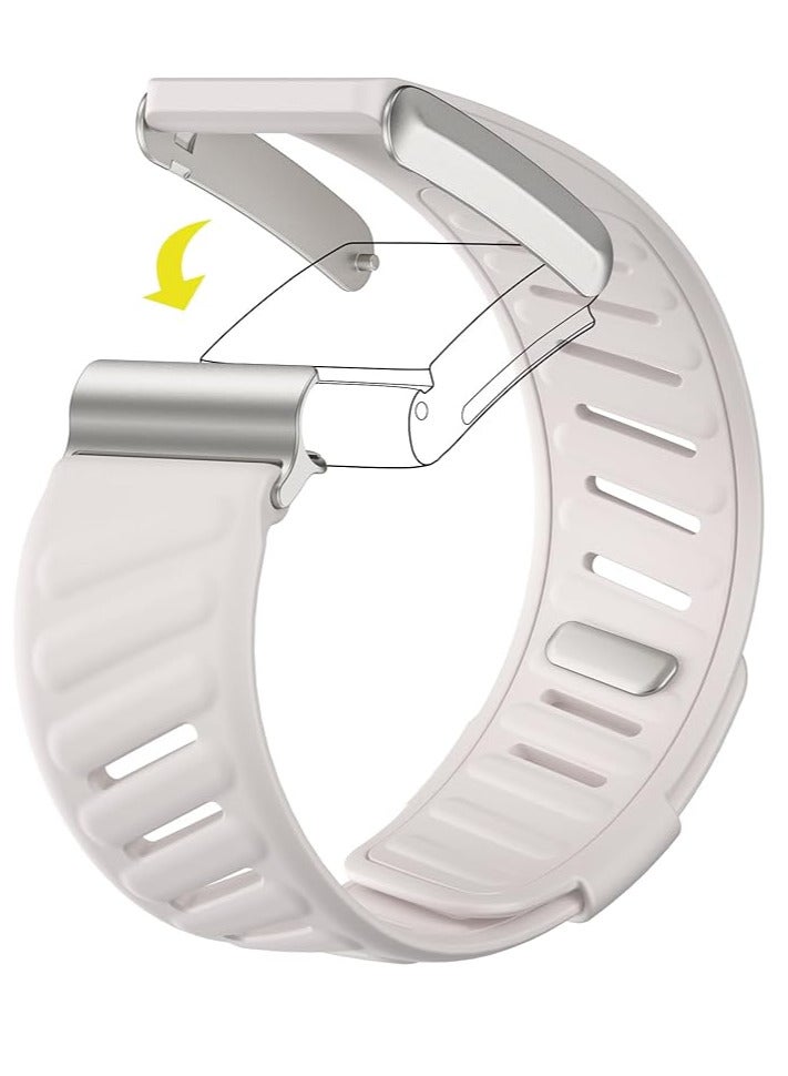 Comfort Durable Silicone Wristband Compatible with WHOOP 4.0 Band, Soft Silicone Sports Loop Strap for Men & Women, with U Shapped Connector - Image 2
