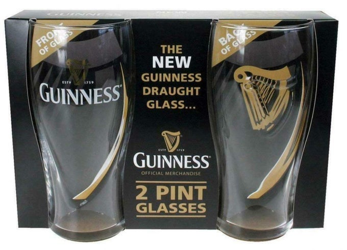 LOGO UNISEX PINT GLASS TRANSPARENT GLASS