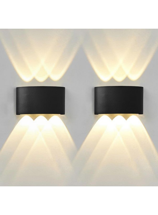Gesto 6W Waterproof Led Wall Light for Home Decoration - Up Down 2-Way LED Wall Lamp | IP65 Outdoor Fancy Wall Lights for Balcony,Gate,Elevation,Garden,Patio | Decorative Wall Mount Light -Pack of 2 - Image 1