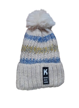 Winter ice cap made of durable, high-quality wool yarn. It is lined on the inside in a way that makes you feel warm in a wonderful way (Beige-blue-yellow). - pzsku/Z53A32BC76834F67E6E82Z/45/_/1731766482/c6c7e8fe-9506-4bcc-b417-4bee67b19e9f