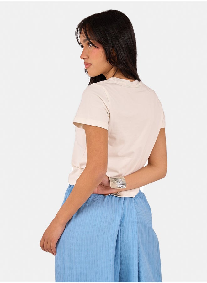 Clue - Plain Cropped Top - Image 1