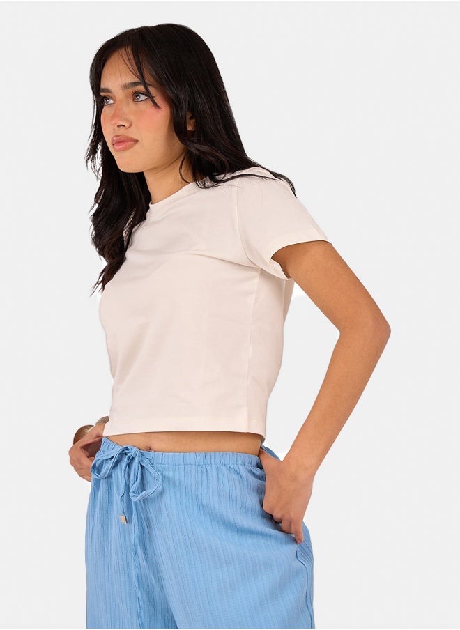 Clue - Plain Cropped Top - Image 1