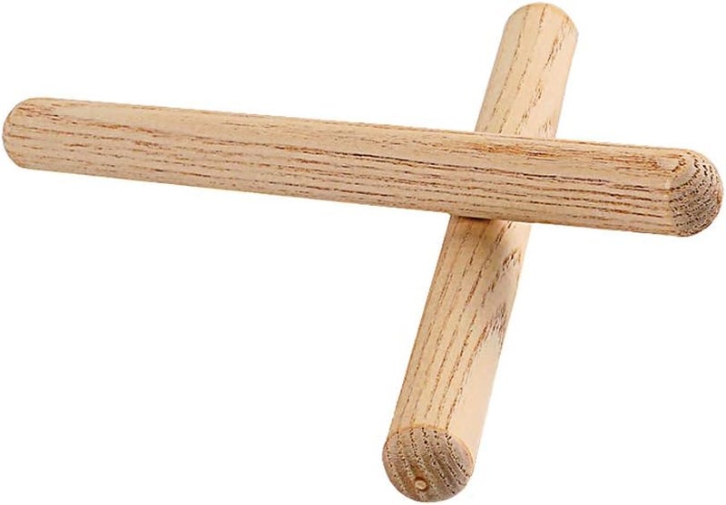 Alnicov Natural Hardwood Rhythm Sticks - Birch Drumsticks for Percussion - Image 2