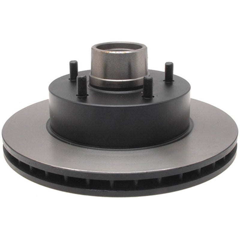 ACDelco Gold 18A57 مجموعة دوار الفرامل الأمامية والمحور باللون الأسود - Image 4