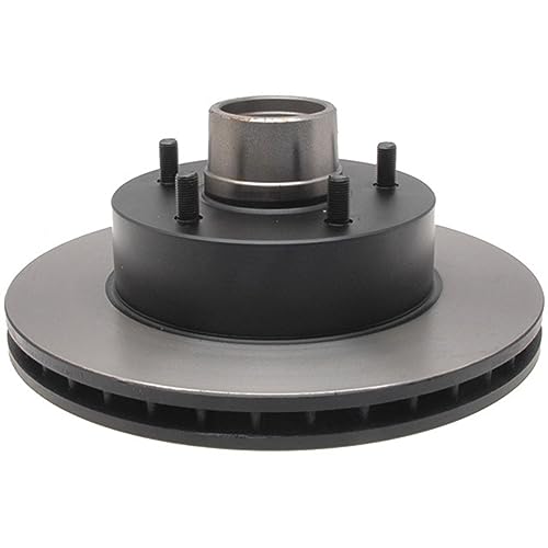 ACDelco Gold 18A57 مجموعة دوار الفرامل الأمامية والمحور باللون الأسود - Image 1