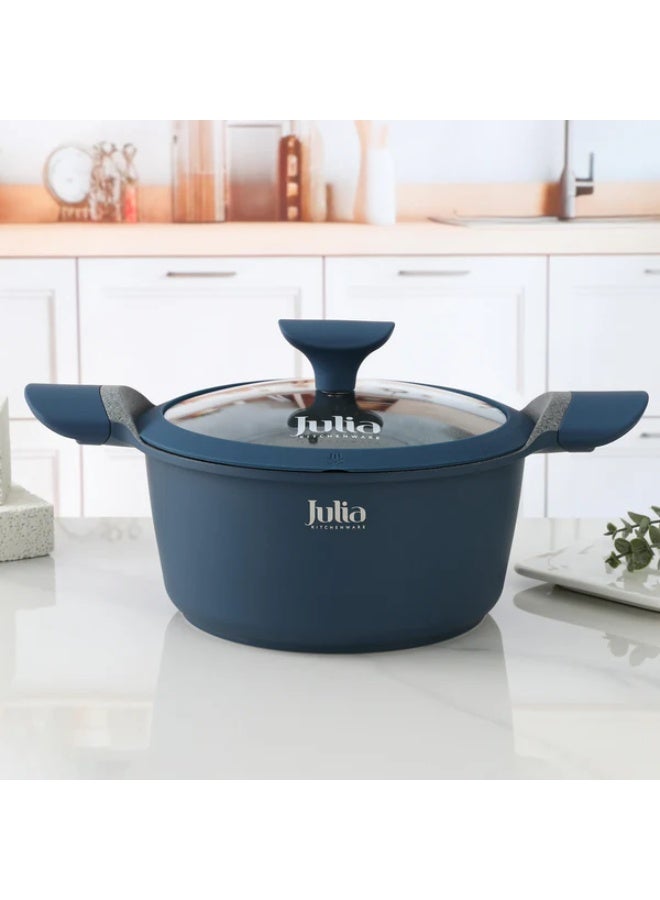 جوليا طاجن جوليا إيليت-يوني من الجرانيت الأزرق مقاس 28 سم - Image 1