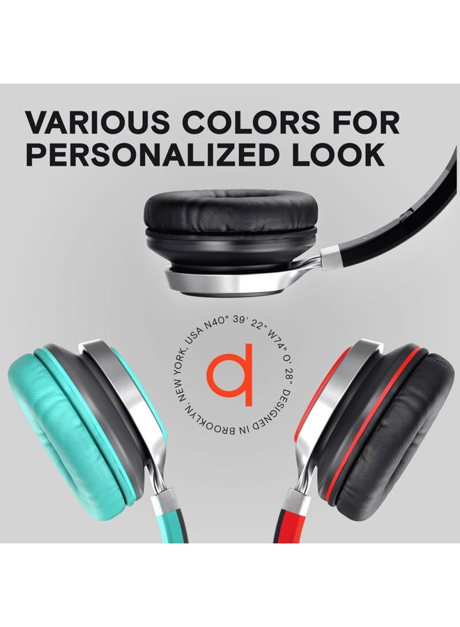 Artix CL750 Wired Headphones with Mic & Volume Control — 90% Noise Cancelling Headphones Wired, Over Ear Head phone Cable — Foldable Plug In Headphones for Laptop, PC, iPad & Computer (Aux Jack 3.5mm) - Image 5