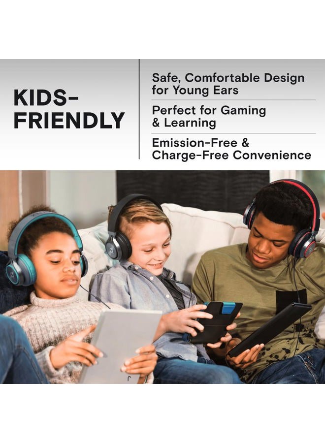 Artix CL750 Wired Headphones with Mic & Volume Control — 90% Noise Cancelling Headphones Wired, Over Ear Head phone Cable — Foldable Plug In Headphones for Laptop, PC, iPad & Computer (Aux Jack 3.5mm) - Image 4
