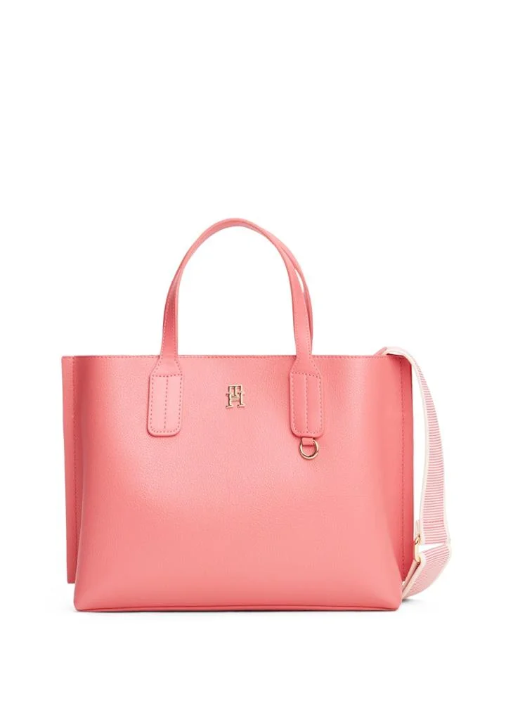 تومي هيلفيغر Logo Detailed Zip through Distinct Mini Tote