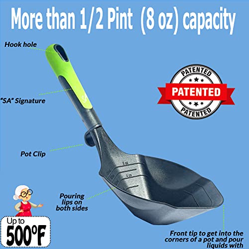 Supa Ant Jar lifter and Canning Ladle 1/2 Pint Capacity - Canning Supplies with Magnetic lid lifter + Bubble Popper (Assembled in USA) - Image 2