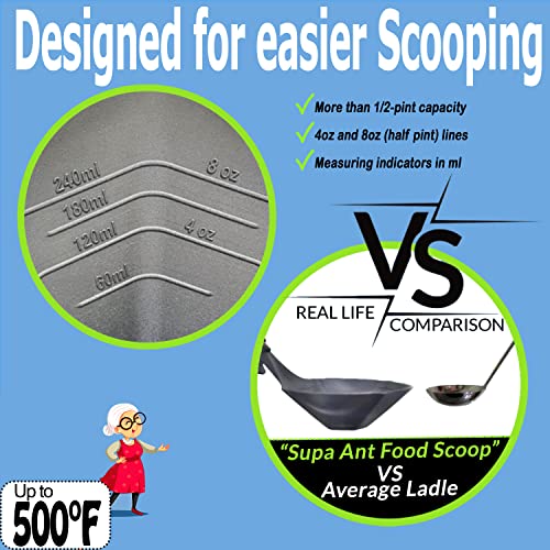 Supa Ant Jar lifter and Canning Ladle 1/2 Pint Capacity - Canning Supplies with Magnetic lid lifter + Bubble Popper (Assembled in USA) - Image 3