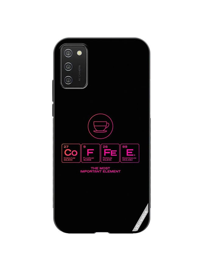 VR CREATIVE Protective Case Cover For Samsung Galaxy A02s Coffee Design Multicolour - Image 1