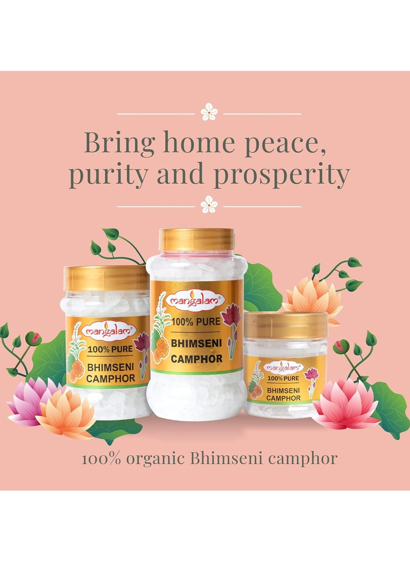 Mangalam - Mangalam Bhimseni Camphor Jar (Bhimseni Camphor block, 500 gm Jar) - Image 1