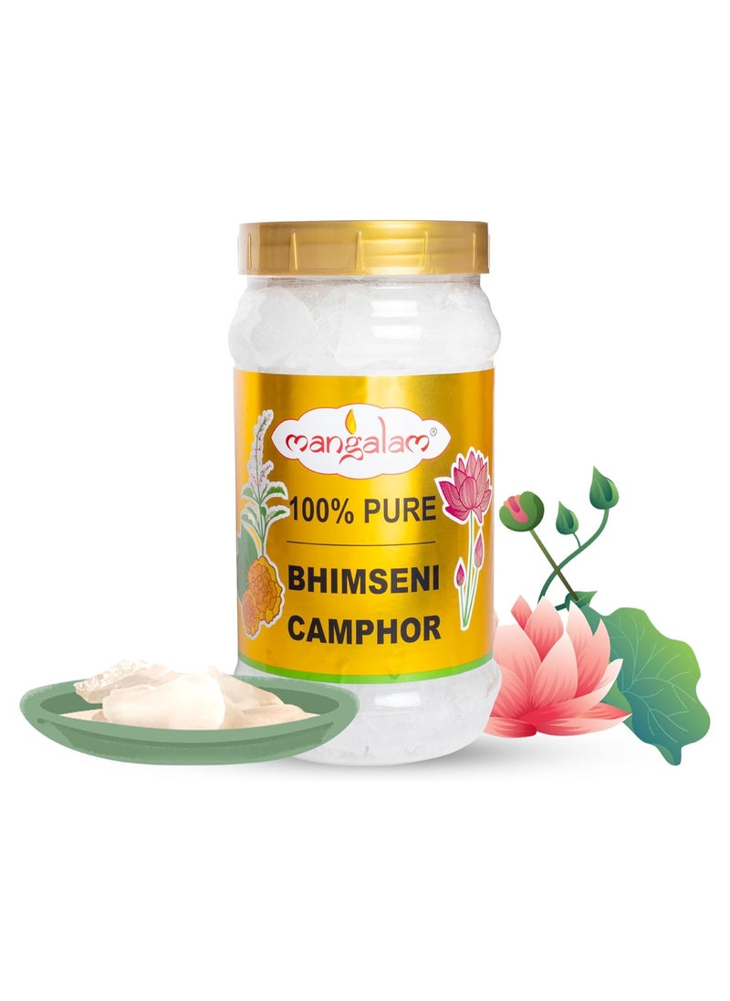 Mangalam - Mangalam Bhimseni Camphor Jar (Bhimseni Camphor block, 500 gm Jar) - Image 1