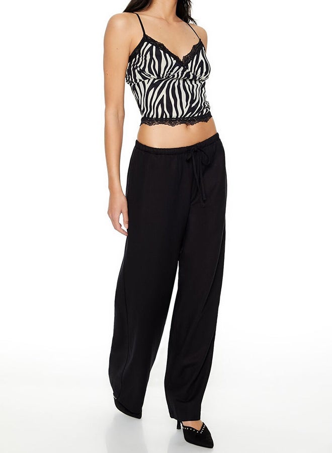 FOREVER 21 Drawstring Wide-Leg Pants - Image 2