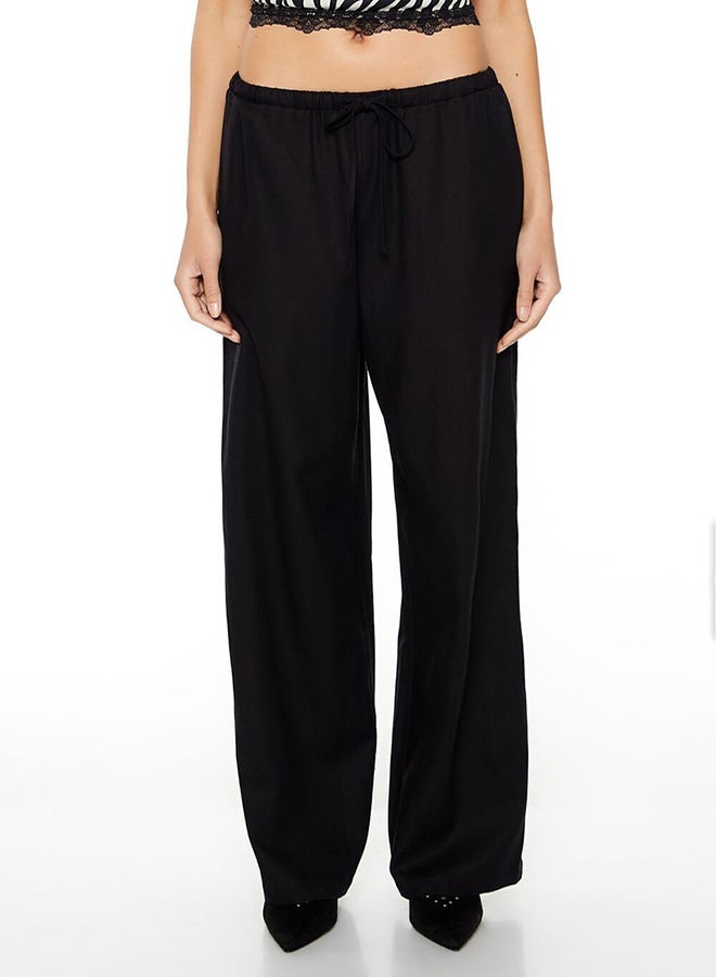 FOREVER 21 Drawstring Wide-Leg Pants - Image 1