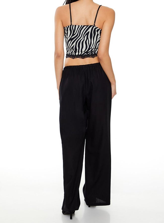 FOREVER 21 Drawstring Wide-Leg Pants - Image 3