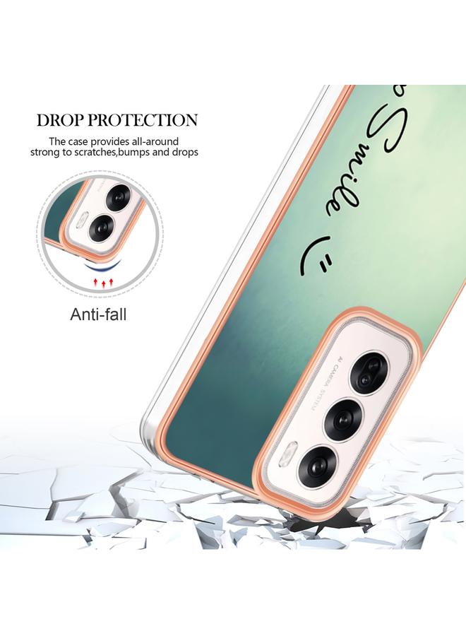 اس-توب جراب لهاتف OPPO Reno12 Global، جراب هاتف IMD مزدوج الجوانب مطلي بالرخام الكهربائي - Image 5