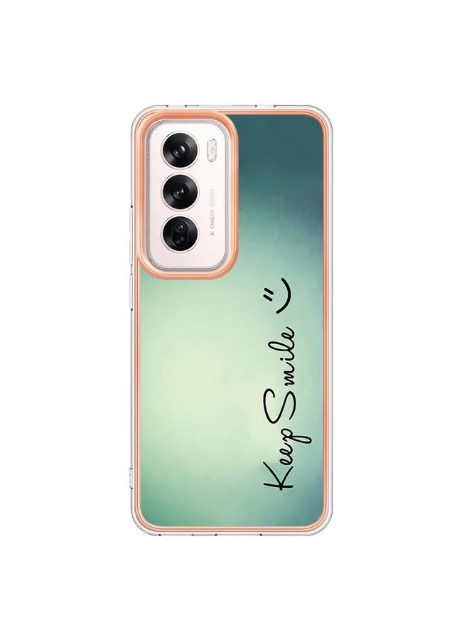 اس-توب جراب لهاتف OPPO Reno12 Global، جراب هاتف IMD مزدوج الجوانب مطلي بالرخام الكهربائي - Image 3
