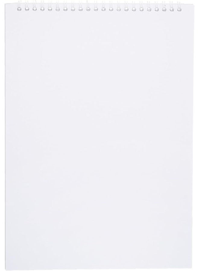 ياسين دفتر رسم، 12 ورقة A4 مُغلّفة بسلك، وزن 300 جرام للمتر المربع، مناسب للرسم والفنون الاحترافية - Image 3