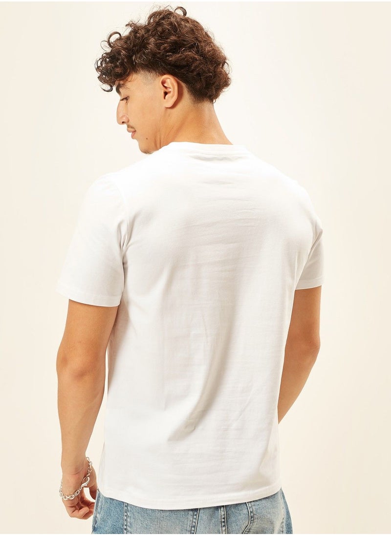 SP Characters NASA Print Crew Neck T-shirt with Short Sleeves  - Image 4