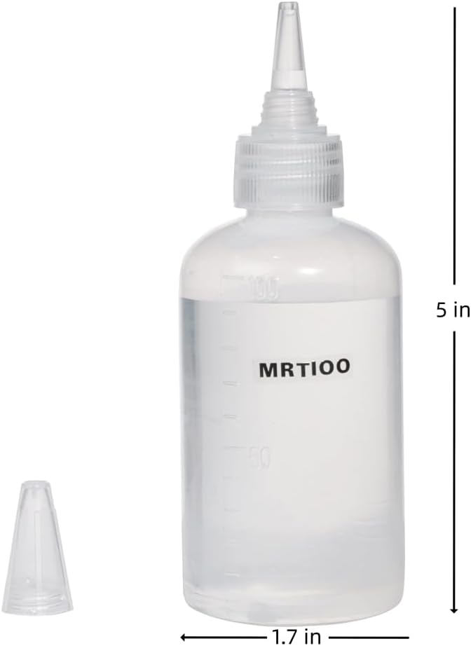 MRTIOO 3.4 oz Crested Gecko Food and Water Feeding Bottle, Reptile Feeder Bottle, for Lizard and Other Small Pet Ledge Accessories Supplies - 2 pcs - Image 4
