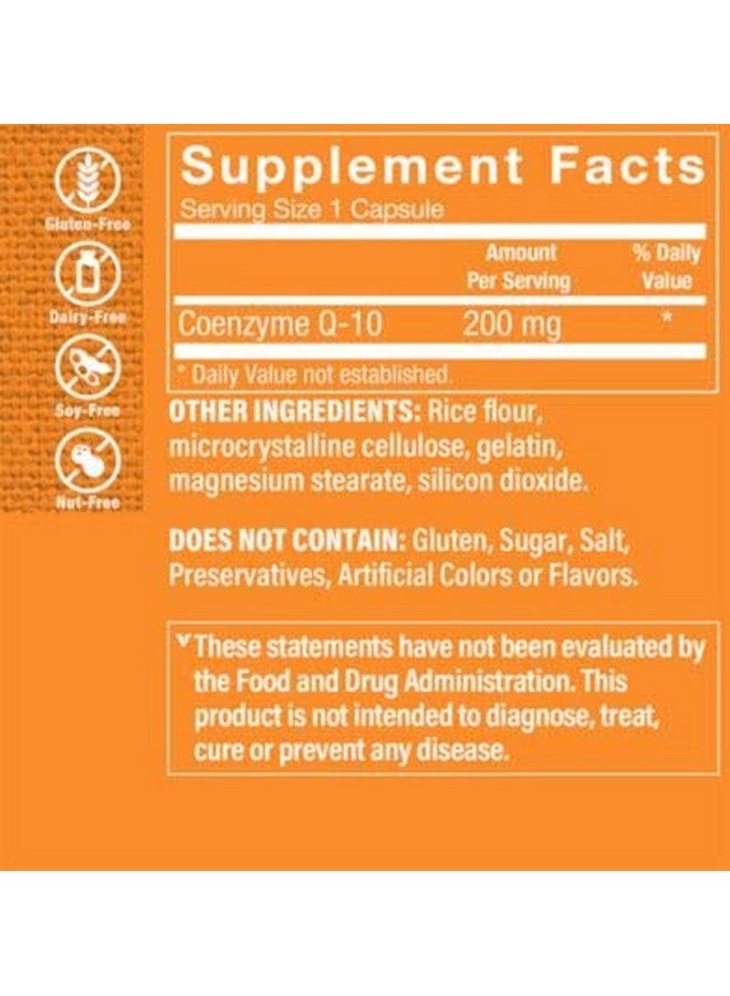 The Vitamin Shoppe Coq10 200Mg Beneficial For Those Taking Statins Supports Heart & Cellular Health And Healthy Energy Production Essential Antioxidant Once Daily (120 Capsules) - Image 3