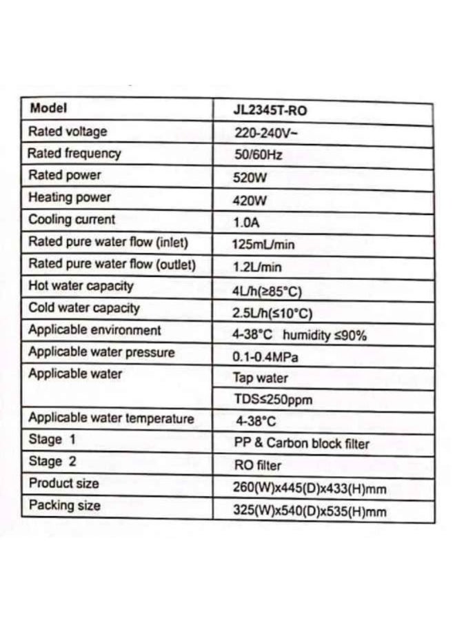 DANUBE HOME - Milano Ro+Uv Water Purifier Model No - Jl2345T - Image 1