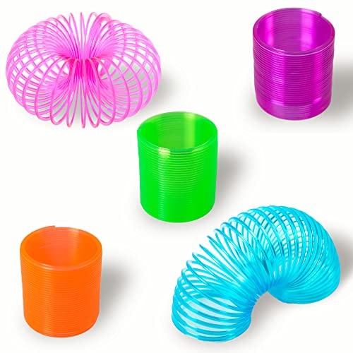 Entervending Coil Spring Toy 25 Pcs Kids Party Favor Bulk Coil Springs for Party Favors Easter Egg Fillers Goodie Bag Supplies Pinata Stuffers Bulk Gifts for Kids Classroom Prizes - Image 1